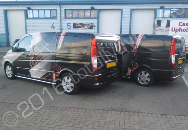 Mercedes Vito vinyl wrapped for NIKE Tiempo