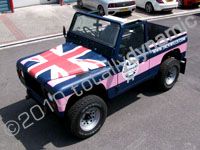 Defenders wrapped for Jack Wills by Totally Dynamic North London