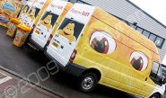 Ford Transits wrapped by Totally Dynamic North London