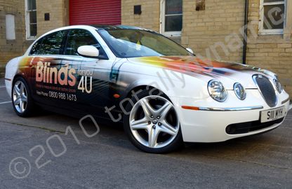 Jaguar S Type wrapped by Totally Dynamic Leeds/Bradford