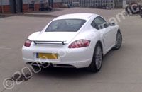Porsche wrapped white by Totally Dynamic Leeds/Bradford