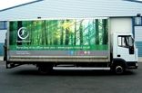 Lorry - designed and wrapped by Totally Dynamic North London