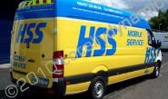 17 Mercedes Sprinter vans wrapped for HSS by Totally Dynamic Central Scotland
