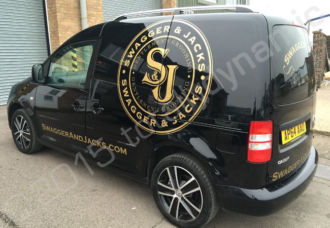 VW Caddy van vinyl wrapped for Swagger & Jacks by Totally Dynamic Norfolk