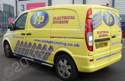 Mercedes Vito wrapped by Totally Dynamic North London