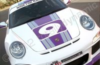 Porsche GT3 wrapped in customised replica racing livery by Totally Dynamic Lincolnshire