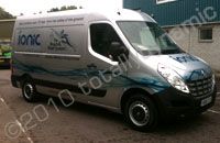 Renault Master van wrapped for Ionic Window Cleaning by Totally Dynamic Southampton