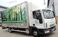 Iveco Eurocargo with printed wrap by Totally Dynamic South London
