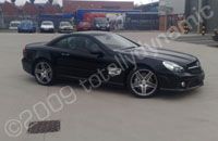 Mecedes wrapped matt black by Totally Dynamic Leeds/Bradford