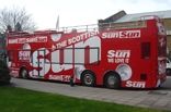 The Sun Bus - wrapped by Totally Dynamic North London
