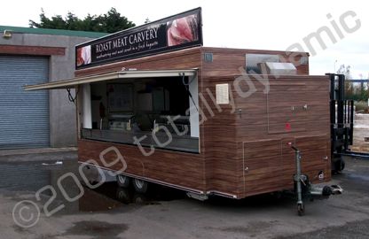 Catering trailers wrapped by Totally Dynamic South London