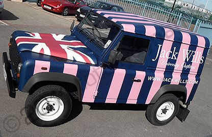Land Rover Defender 90 SWB wrapped in printed matte wrap by Totally Dynamic North London