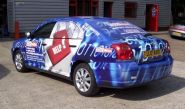 Toyota Avensis - designed and wrapped by Totally Dynamic Norwich
