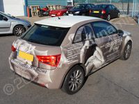 Audi A1 wrapped in printed design by Totally Dynamic North London