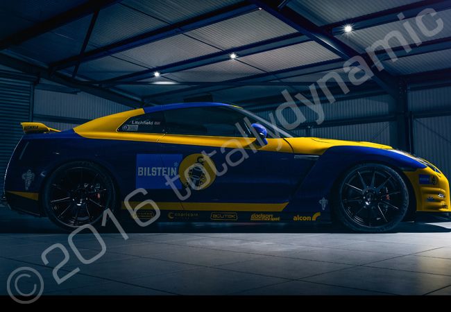 Nissan GT-R vinyl wrapped for Litchfield & Bilstein