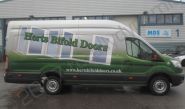 Ford Transit vinyl wrapped for Herts Bi-fold Doors