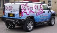H2 Hummer wrapped in printed design by Totally Dynamic Leeds/Bradford
