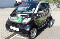 Smart Car wrapped in fully printed graphics by Totally Dynamic North London