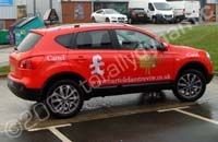 Nissan Qashqai wrapped by Totally Dynamic Leeds/Bradford