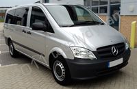 Fleet of Mercedes Travelliners in wrapped design by Totally Dynamic South London