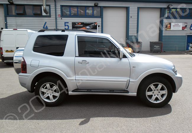Mitsubishi Shogun fully vinyl wrapped for MPI Moran by Totally Dynamic North London