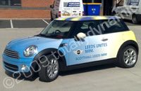 Mini wrapped by Totally Dynamic Leeds/Bradford