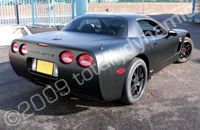 Chevrolet Corvette wrapped matt black by Totally Dynamic North London