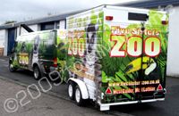 Mini bus & trailer wrapped by Totally Dynamic Central Scotland
