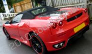 Ferrari F430 wrapped red by Totally Dynamic Leeds/Bradford