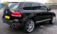 VW Touareg wrapped gloss black by Totally Dynamic North London