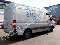 Van wrapped by Totally Dynamic North London