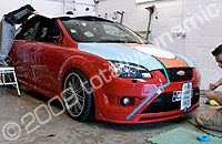 Ford wrapped Gulf Wrapped for Chris Oddie by Totally Dynamic North London