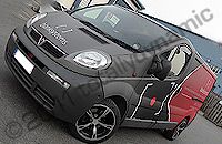 Vauxhall Vivaro wrapped in a printed matte wrap by Totally Dynamic North London