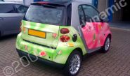 Smart car wrapped by Totally Dynamic Southampton