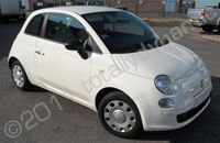 Fiat 500 wrapped with printed graphics by Totally Dynamic North London