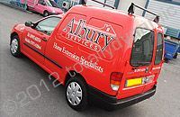 Sear Inca fully wrapped in printed vinyl by Totally Dynamic North London