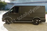 Ford Transit wrapped matte black by Totally Dynamic Milton Keynes