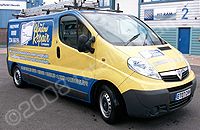 Vauxhall Vivaro wrapped by Totally Dynamic North London
