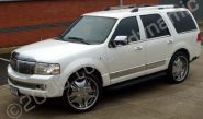 Lincoln Navigator wrapped pearlescent white by Totally Dynamic Leeds/Bradford