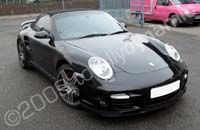 Porsche 997 wrapped gloss white by Totally Dynamic North London