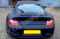 997 Porsche wrapped matt black by Totally Dynamic Southampton