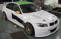 BMW 3 Series wrapped for BTCC by Totally Dynamic Lincoln