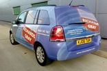 Vauxhall Zafira - designed and wrapped by Totally Dynamic North London