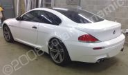 BMW M6 wrapped white by Totally Dynamic Leeds/Bradford