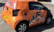 Toyota IQ wrapped with printed and part matte wrap by Totally Dynamic South London