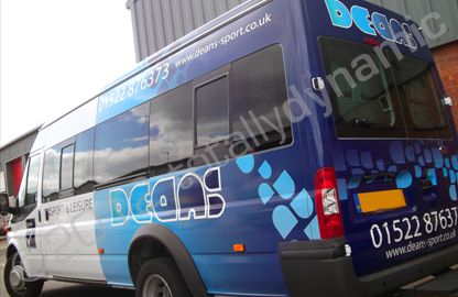 Ford Transit Minibus #1 fully wrapped by Totally Dynamic Lincolnshire