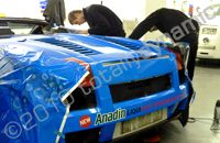 Lamborghini Gallardo in a full printed wrap by Totally Dynamic Leeds/Bradford