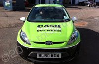 Fiesta wrapped in printed design by Totally Dynamic Central Scotland