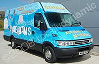 Iveco Van wrapped by Totally Dynamic North London
