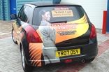 Suzuki Swift - designed and wrapped by Totally Dynamic North London